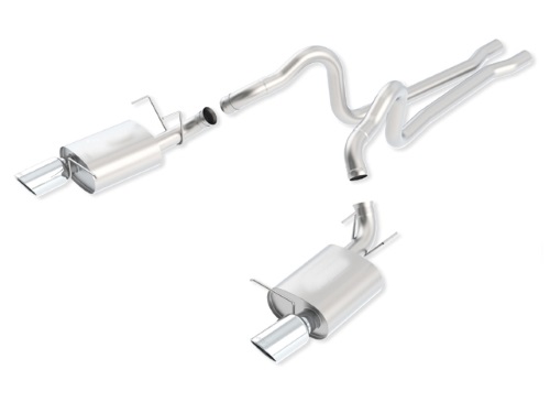 Ford Racing Exhaust Kit - 3 Inch Cat Back - GT & GT500, M-5230