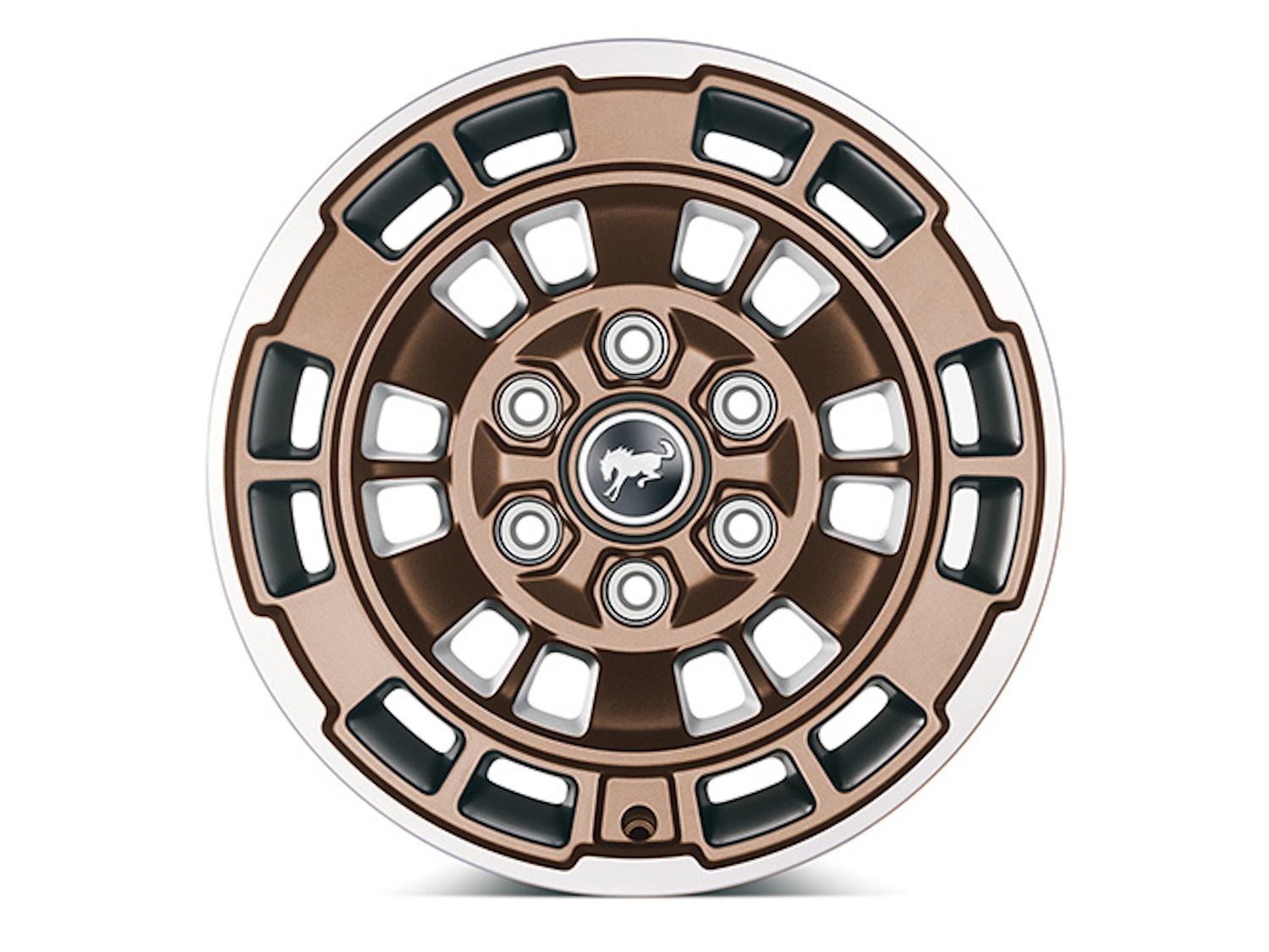 Ford Performance 17x8.5 Inch Wheels Kit Of Five Sinister Bronze