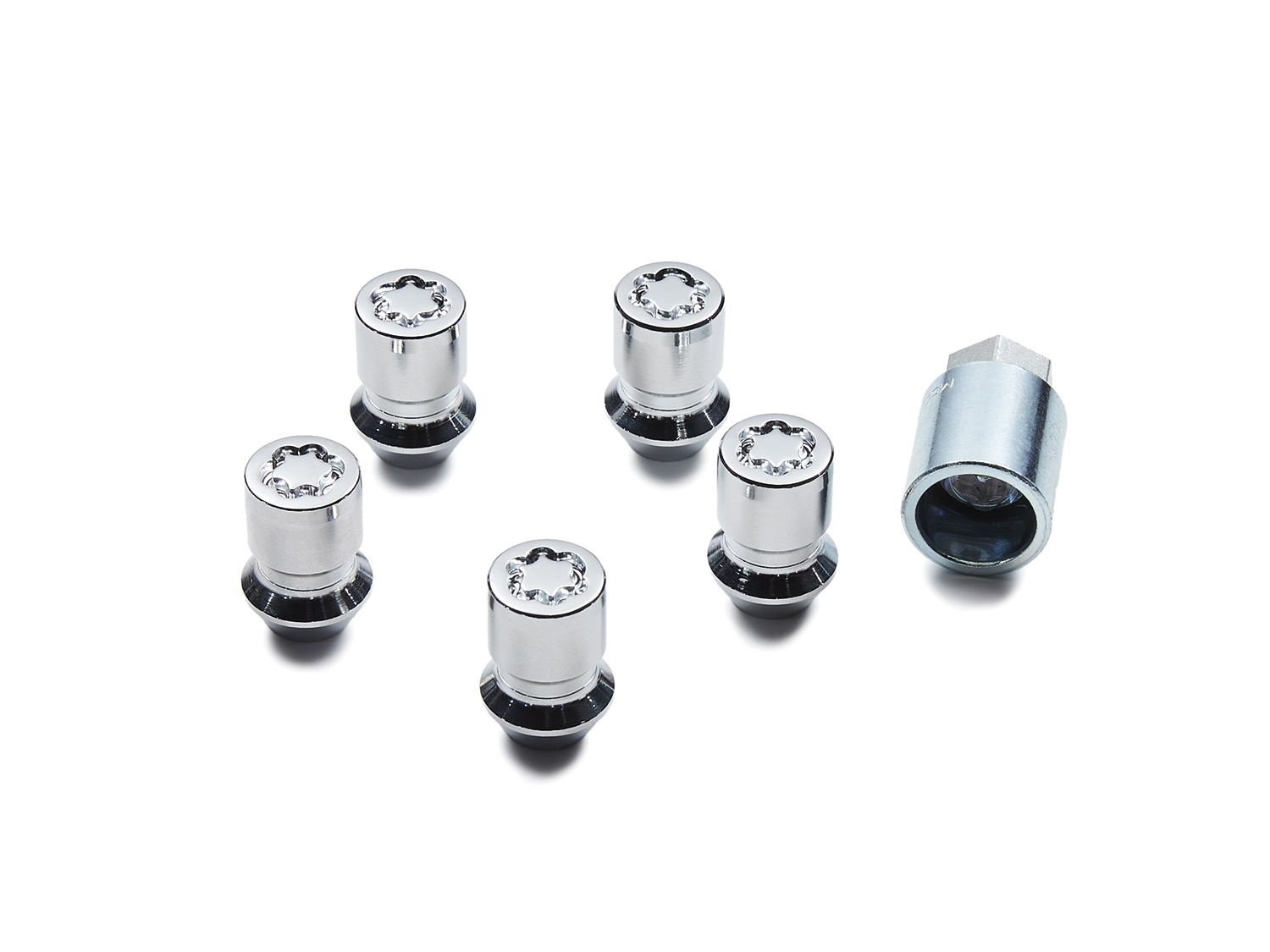 Ford Chrome Plated Wheel Lock Kit For Exposed Lugs, M2DZ-1A043-A