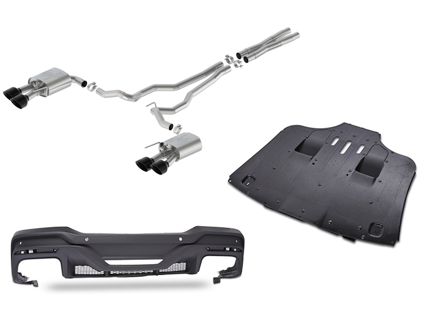 Ford Performance By Borla 5.0L Extreme Cat-Back Active Exhaust