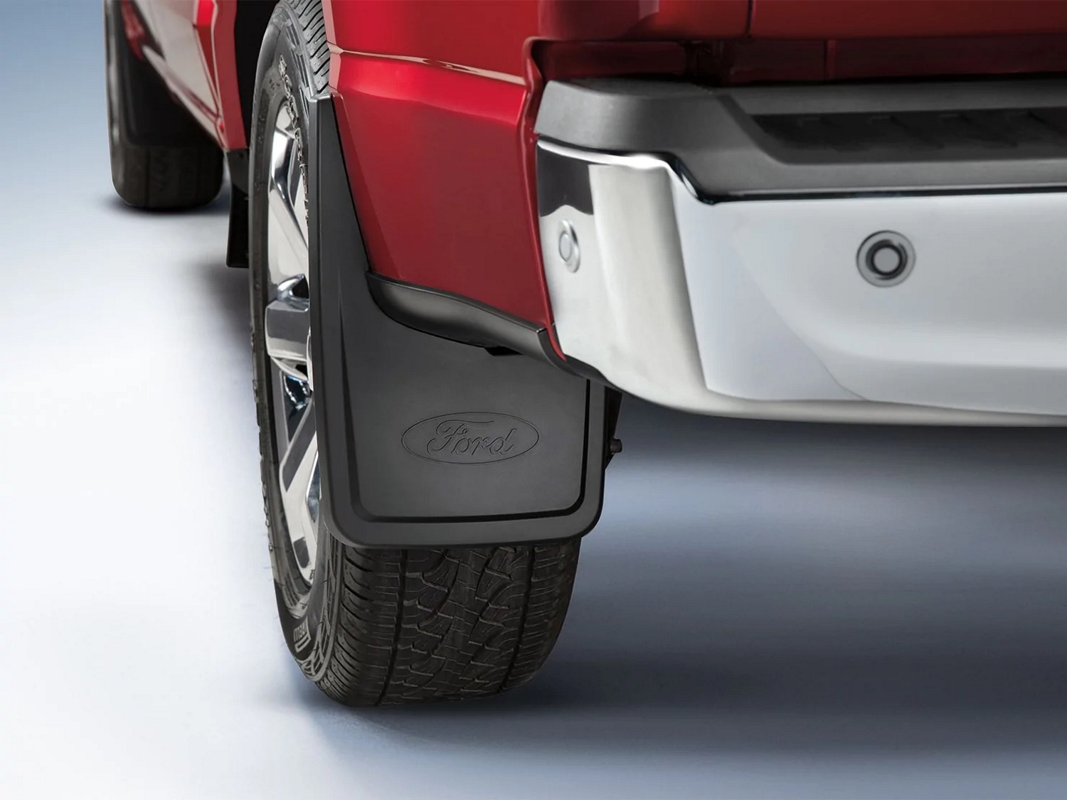Ford Splash Guards - Rear - For Vehicles Without Wheel Lip