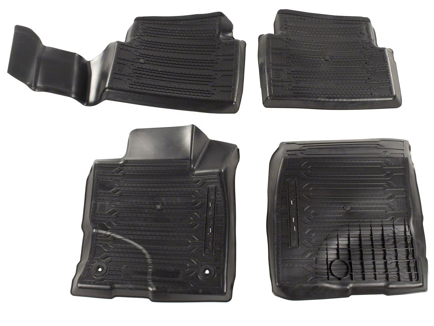 Ford All Weather Tray Style Floor Liners Crew Cab Gas 2.0L, NZ6Z