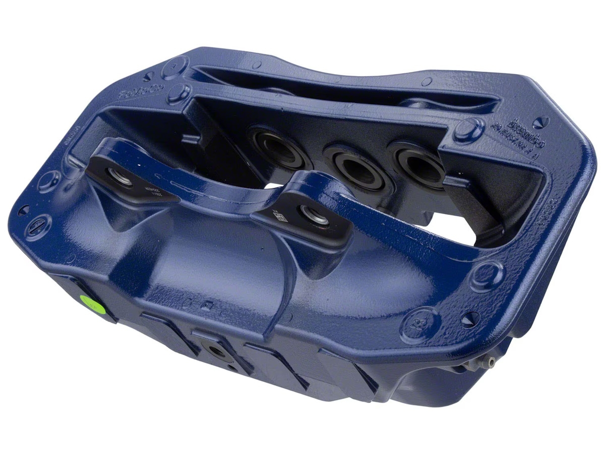 Ford Dark Blue Brake Caliper Front 6 Piston Passenger Side With