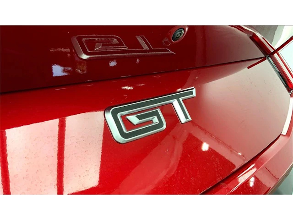 Ford Chrome & Black GT Rear Deck Lid Emblem, PR3Z-6342528-B