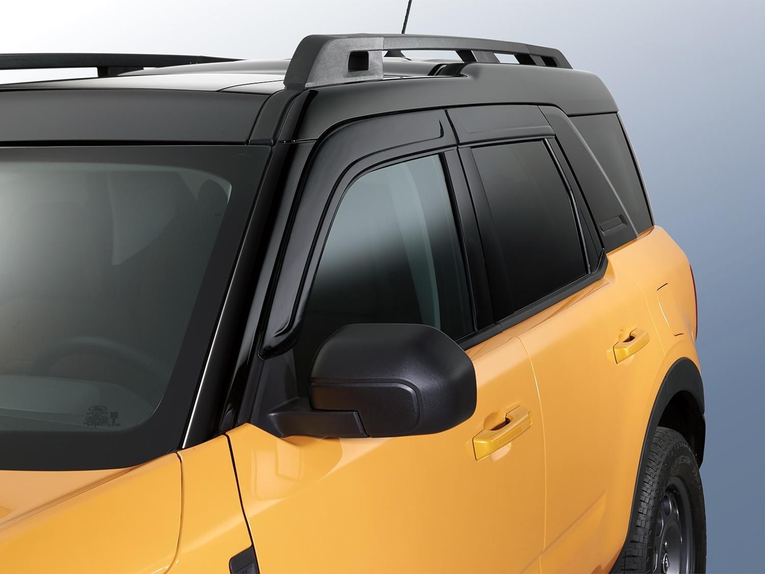 Ford Side Window Deflectors Low Profile Smoke Color Kit Of Four