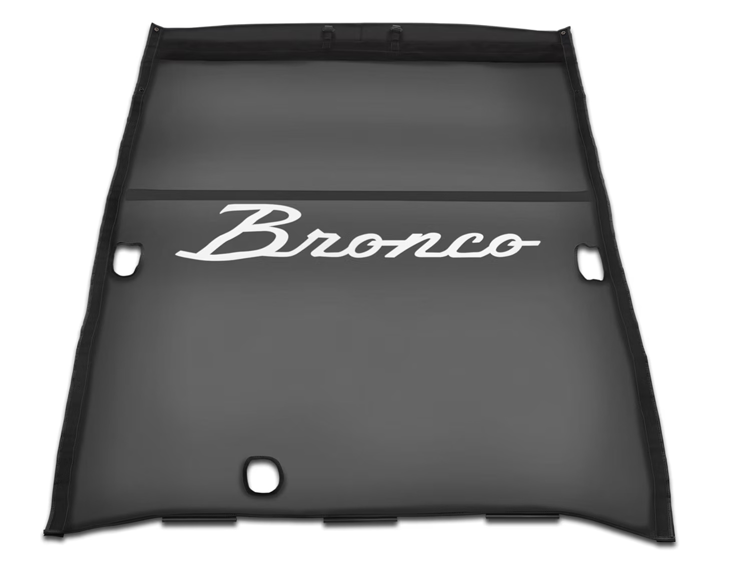 Ford Mesh Soft Top Bimini 4 Door Bronco Script Logo Black With