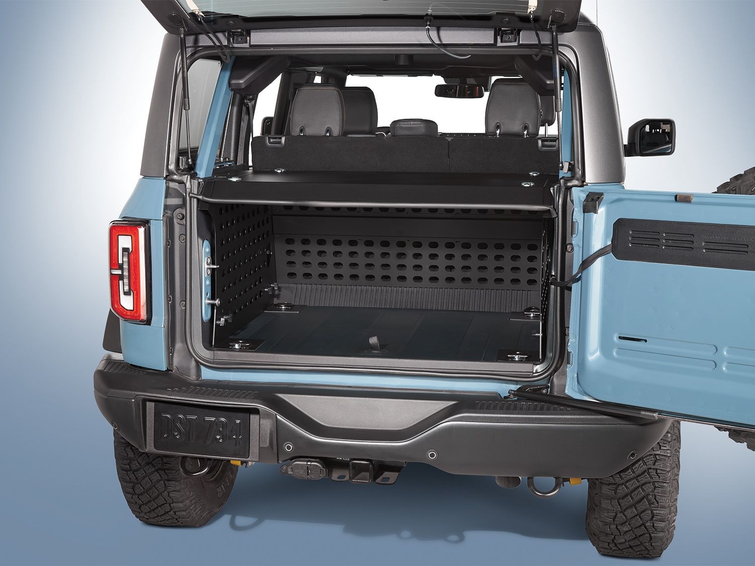 biga ラウンド　カゴ Ford Cargo Area Enclosure Fixed Lid 4 Door, VM2DZ-78115A00-C