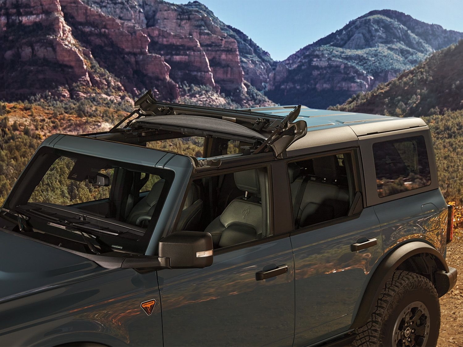 Ford Front Row Retractable Sunrider Soft Top Vinyl 4 Door, VM2DZ