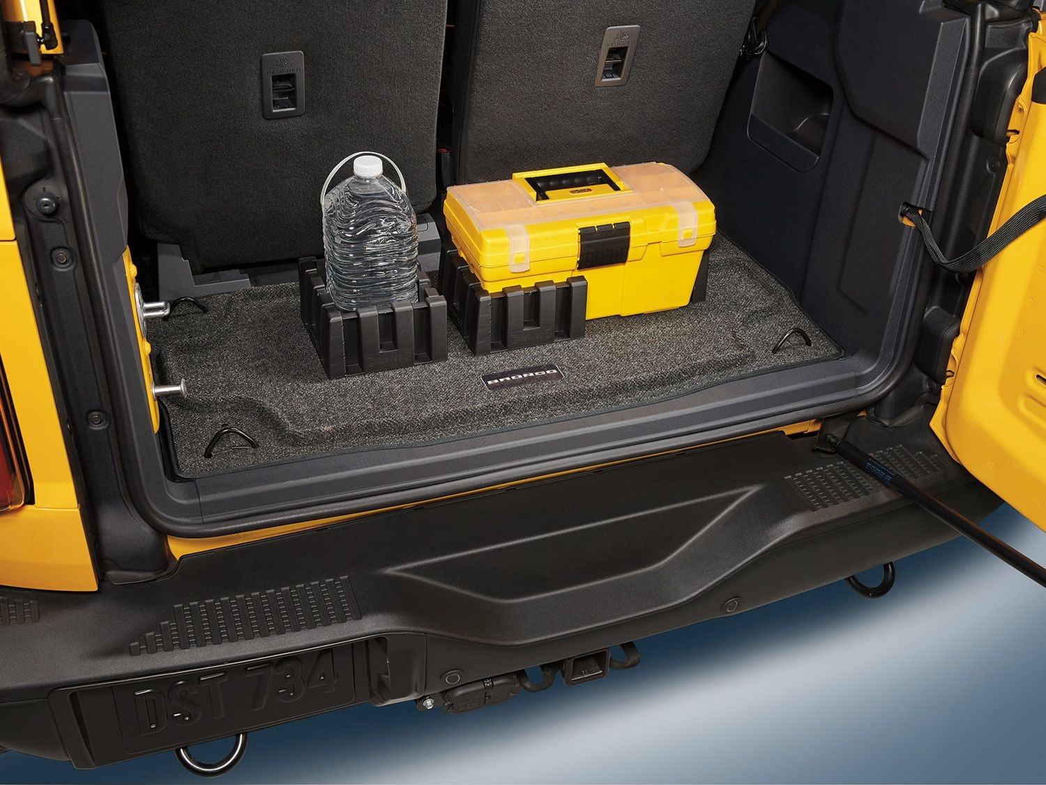 Ford Cargo Area Rug With Cargo Locks For 2 Door, VM2DZ-9913042-B