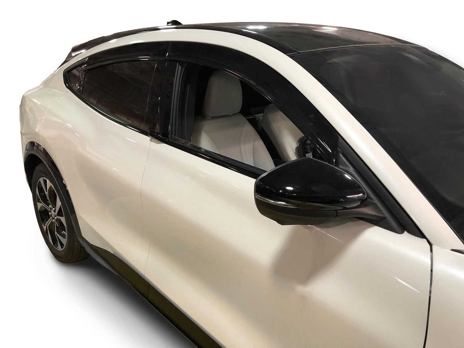 Ford Side Window Deflectors Kit Of Four Smoke Color, VMK9Z-18246-A