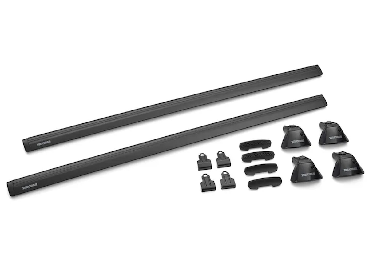 Ford Yakima Removable Roof Rack System Includes Two Crossbars For