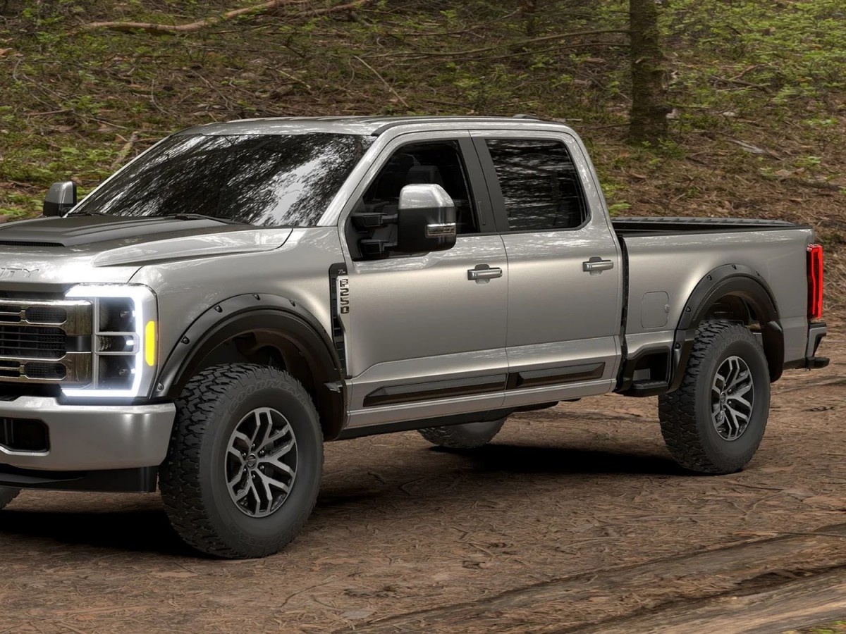 Ford Fender Flare Kit Superbolt Four Piece Set By AirDesign For