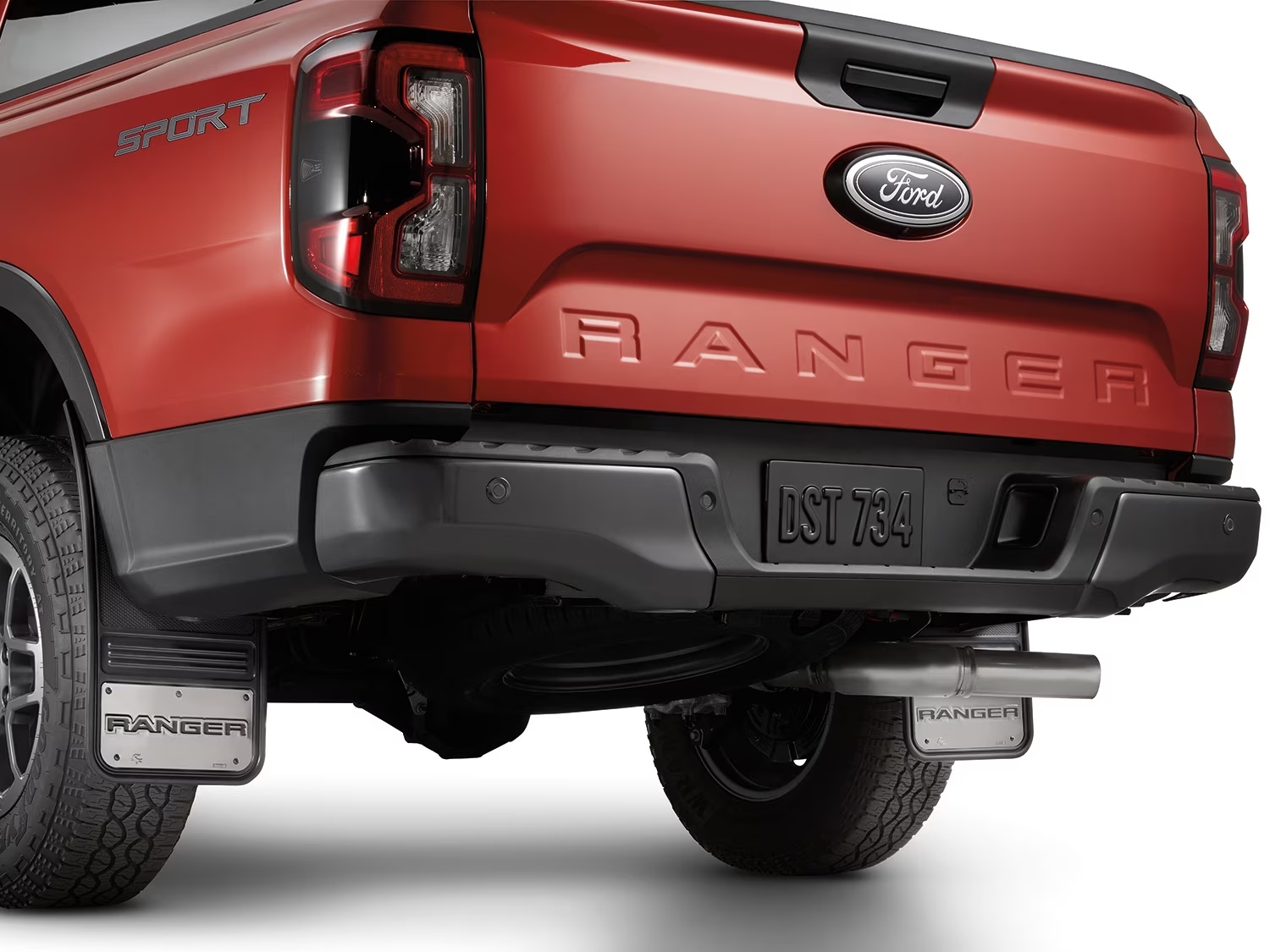 Ford Rear Splash Guards By Gatorback Truck Hardware Gunmetal
