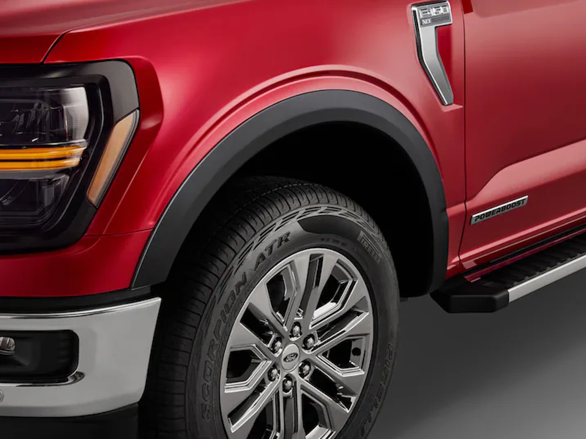 Ford OE Style Fender Flares Kit Of Four Textured Black, VRL3Z